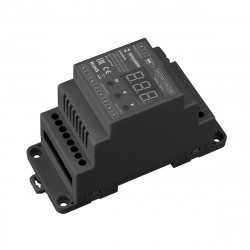 Диммер SMART-DALI-104-62-ADDR-DIM-DT6-DIN Black (12-24V, 4x5A) (IARL, IP20 Пластик, 5 лет), Arlight, 039147