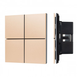 Кнопочная панель KNX-304-23-IN Champagne (BUS, Frameless) (IARL, IP20 Металл, 2 года), Arlight, 039665