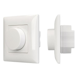 Панель SMART-P15-DIM-IN White (230V, 1A, TRIAC, Rotary, 2.4G), Arlight, 025040