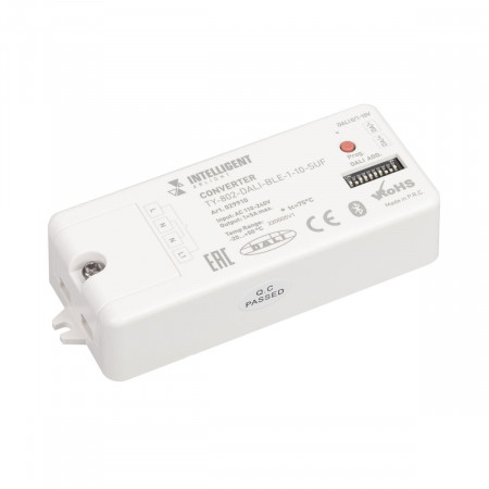 Конвертер TY-802-DALI-BLE-1-10-SUF (230V, 10A, DALI, 0-10V) (IARL, IP20 Пластик, 3 года), Arlight