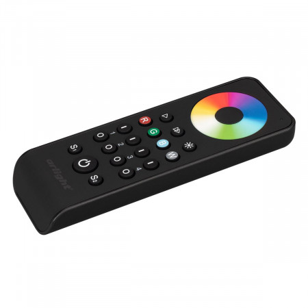 Пульт SMART-R43-RGBW Black (4 зоны, 2.4G), Arlight
