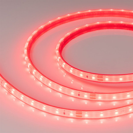Светодиодная лента герметичная RTW-PFS-A60-11mm 24V Red (4.8 W/m, IP68, 2835, 5m), Arlight