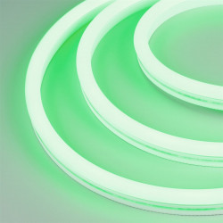 Светодиодная лента герметичная WAVE-SIDE-A120-12x25mm 230V Green (12 W/m, IP67, 50m, wire x2), Arlight, 051944