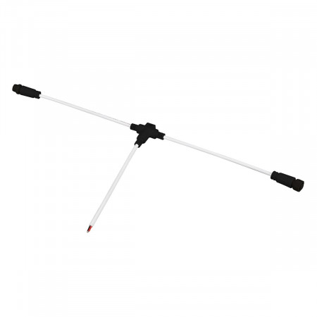 Коннектор питания ARL-MOONLIGHT-SPI/DMX-CON-POWER-T-MID-WIRE-BLK, Arlight