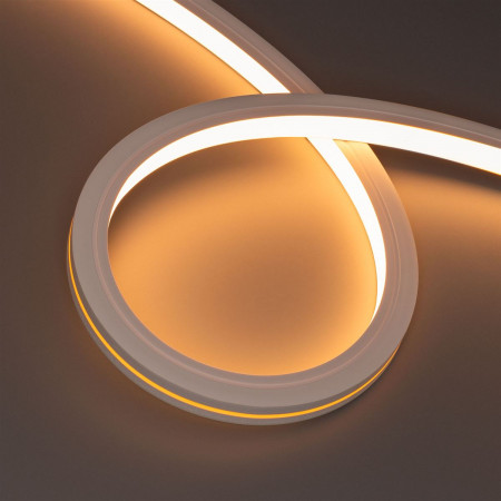 Гибкий неон герметичный MOONLIGHT-TOP-X280-16x16mm 24V Warm2300 (10 W/m, IP67, 15m, wire x1), Arlight