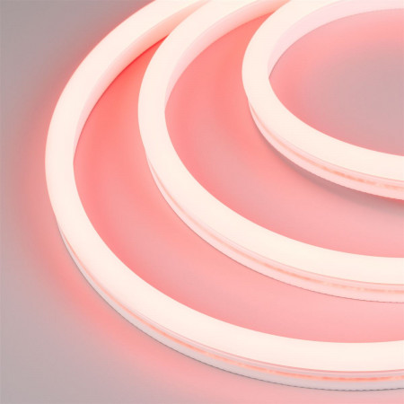 Светодиодная лента герметичная WAVE-SIDE-A120-12x25mm 230V Red (12 W/m, IP67, 50m, wire x2), Arlight